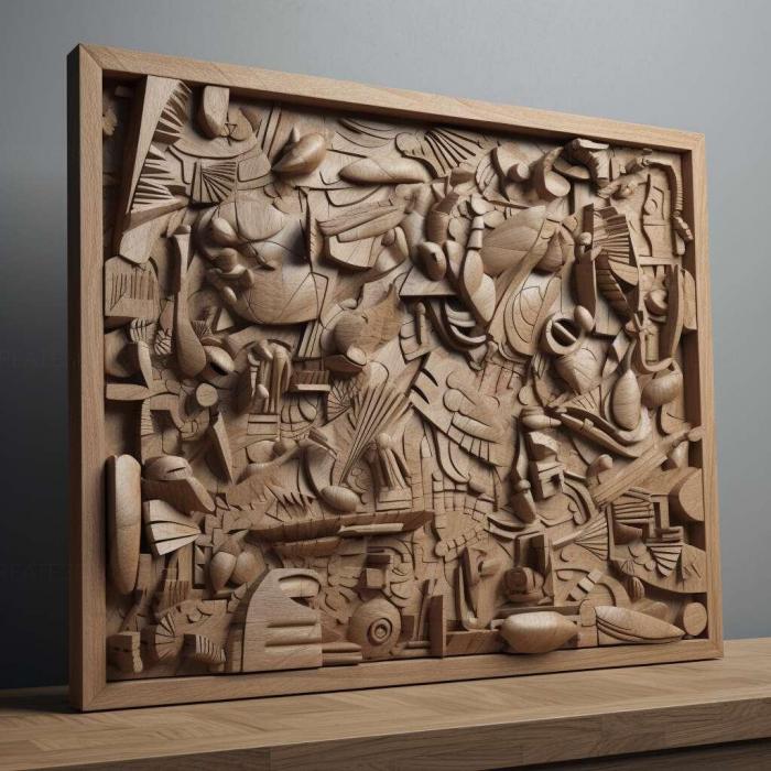 نموذج ثلاثي الأبعاد لآلة CNC 3D Art 